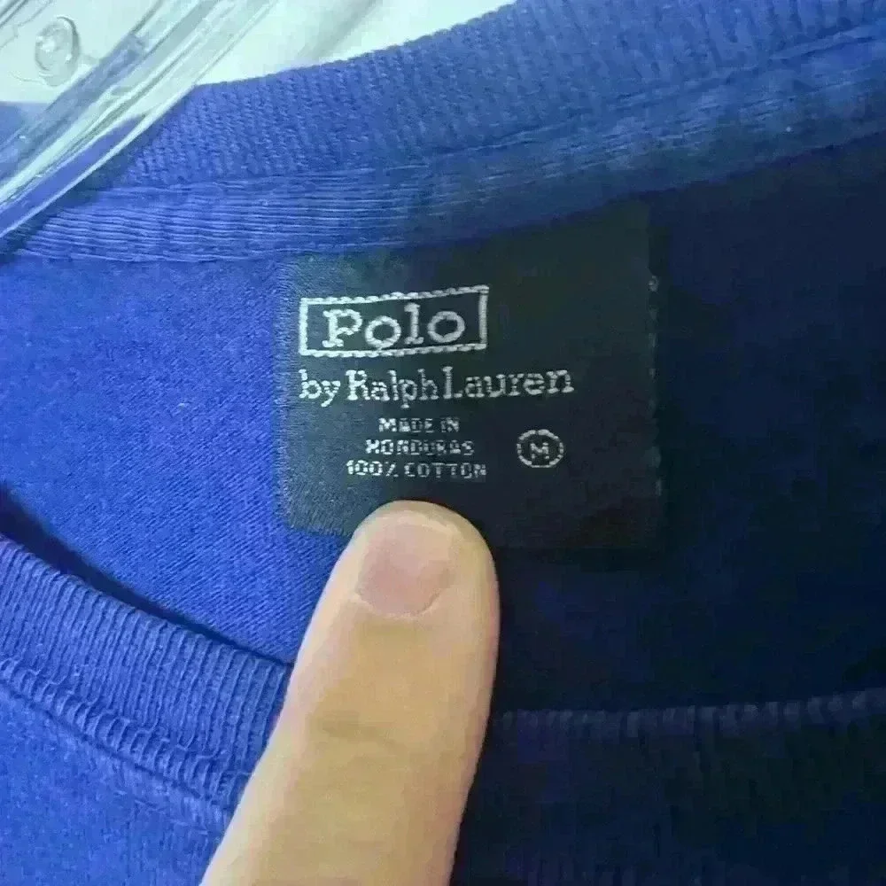 Vintage Polo Ralph Lauren 100% cotton long sleeve tshirt size M